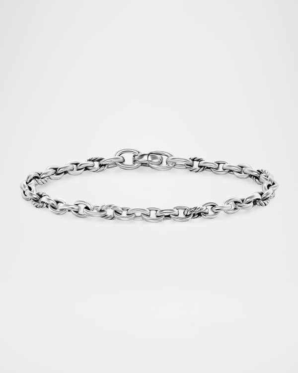 Tory Burch Roxanne Chain Striped Delicate Bracelet, Black