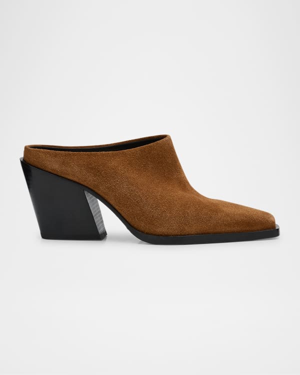 Rag Bone Aslen Mixed Leather Loafer Mules Neiman Marcus