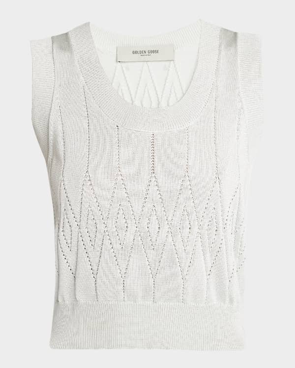 NOICE☆LOGO STRIPED SLEEVELESS TOP LOGO STRIPED SLEEVELESS TOP - BLACK - NOICE