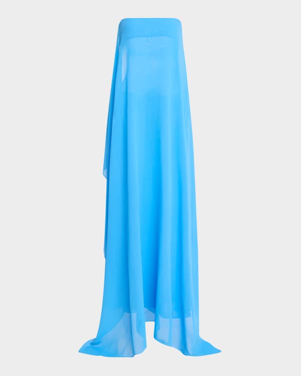 Timeless Strapless Sequins Mermaid Evening Gown with Slit
