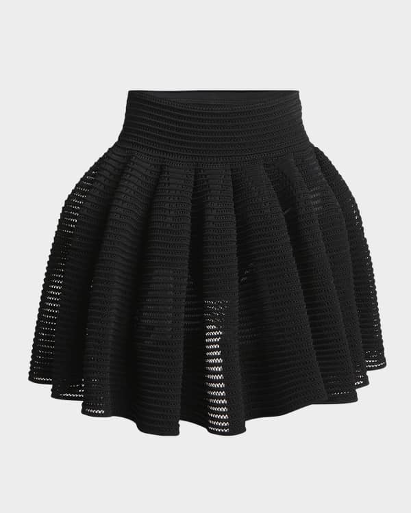 ミニスカート ALAIA MINI SKIRT ALAÏA ニット カットアウト ミニスカート | NET-A-PORTER