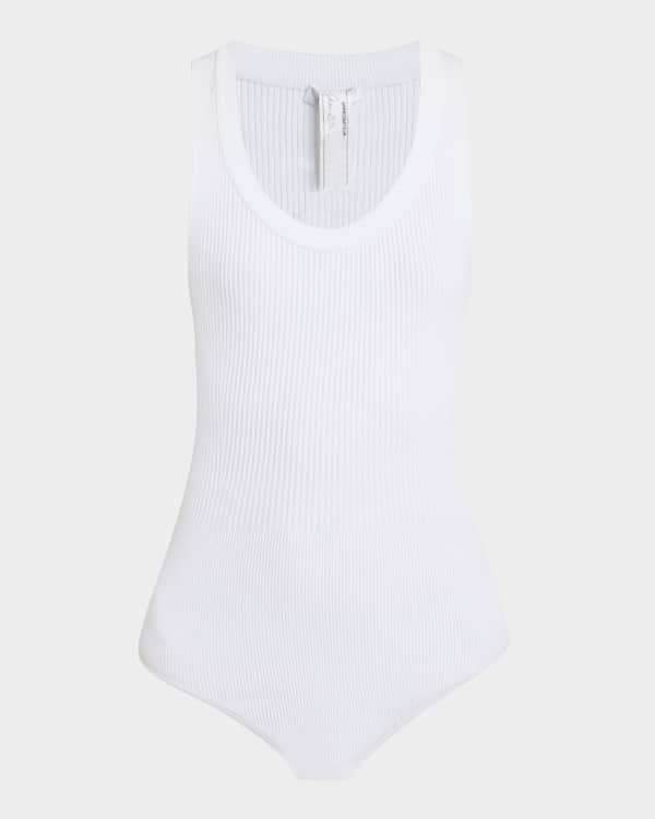 Givenchy Sheer Tulle Monogram Bodysuit | Neiman Marcus