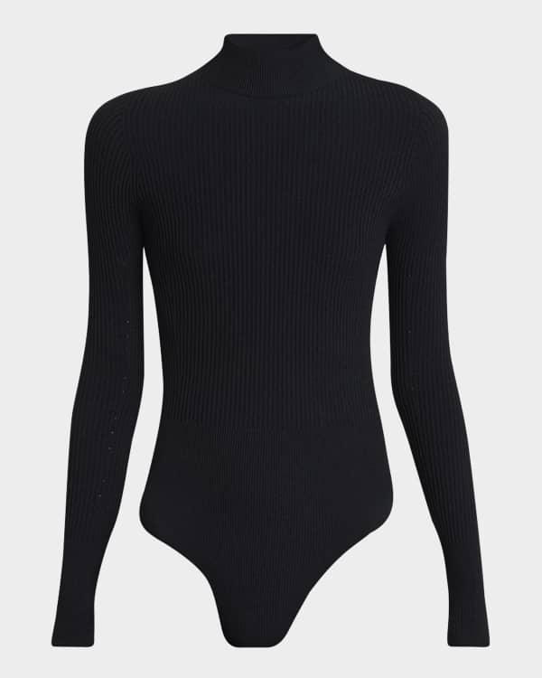 パンツ Stella Mccartney Compact Knit Bodysuit Stella McCartney Light Wool Polo Knitted Bodysuit | Neiman