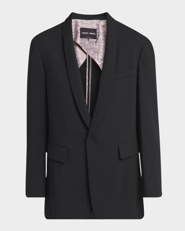 【関税&送料込】Giorgio Armani Silk Blend Lined Blazer Giorgio Armani Silk Blend Lined Blazer (GIORGIO ARMANI