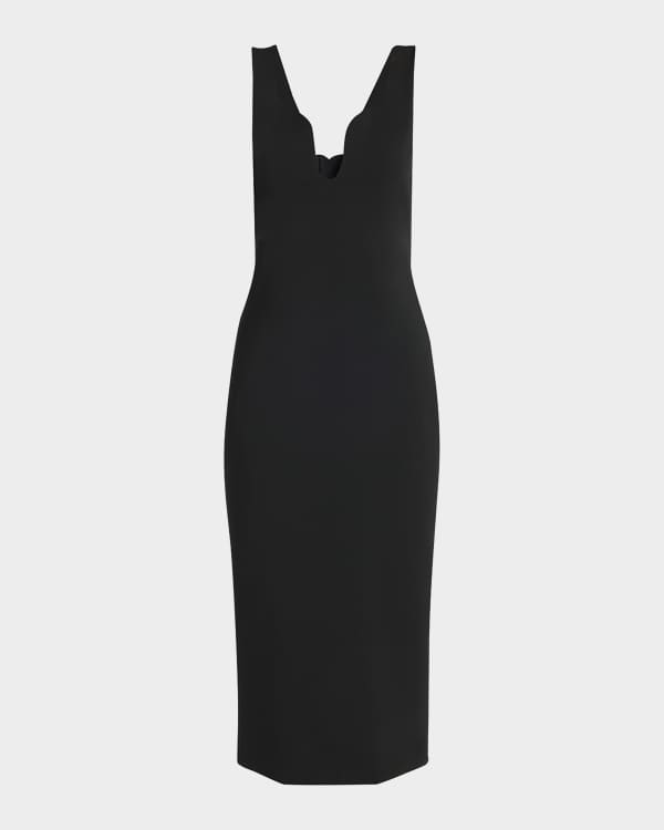 【送料&関税込】Jil Sander Back Zip Sleeveless Dress Jil Sander Gathered Sleeveless Gown | Black | FARFETCH