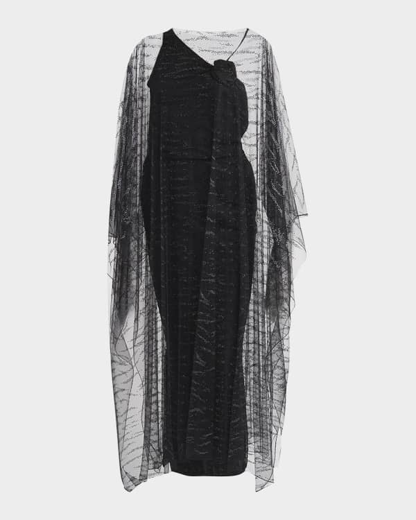 Valentino Garavani Boucle Oversized Cape | Neiman Marcus
