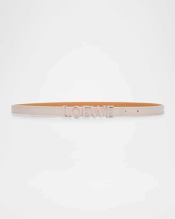 Loewe Reversible Anagram Leather Belt | Neiman Marcus Loewe Reversible Anagram Leather Belt | Neiman Marcus