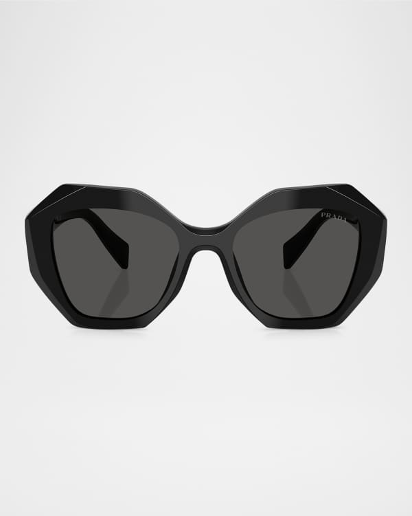 Prada Logo Square Acetate Sunglasses | Neiman Marcus