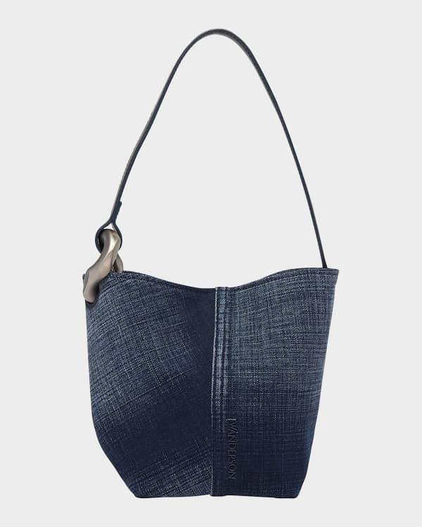 JW Anderson Corner Small Mohair Bucket Bag Neiman Marcus