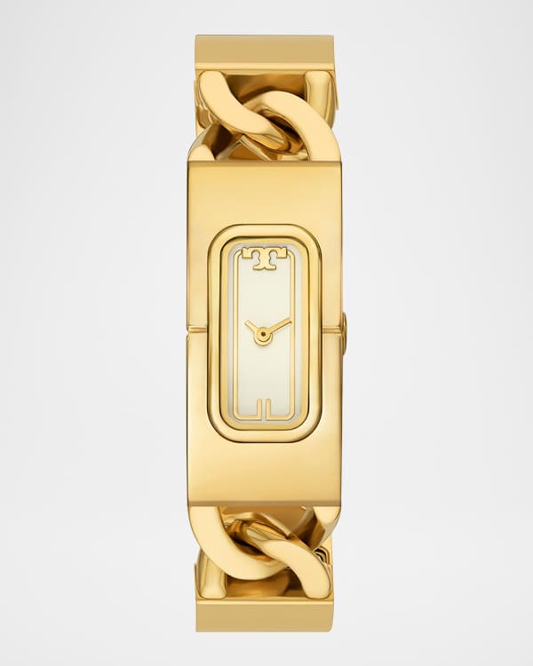 Tory burch double t link watch 2025