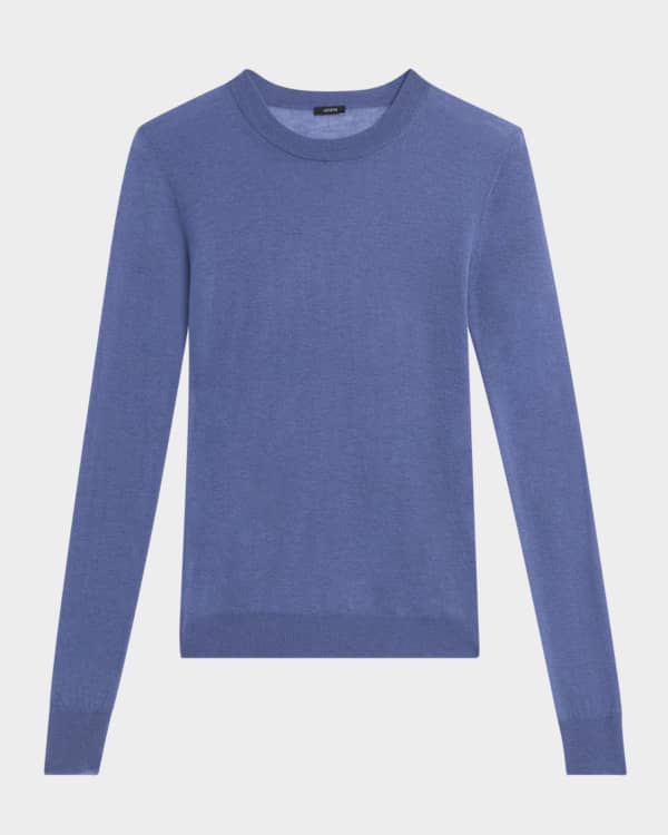 Vince Wrap-Front Wool-Cashmere Top | Neiman Marcus