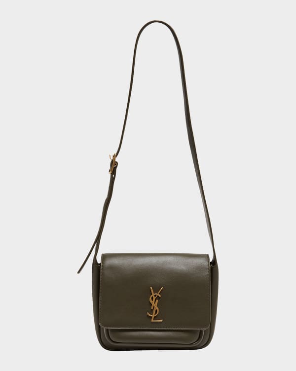 Saint Laurent Kate Small YSL Crossbody Bag in Grained Leather