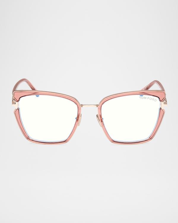 TOM FORD Square Blue-Block Optical Frames w/ Two Magnetic  display picture 2