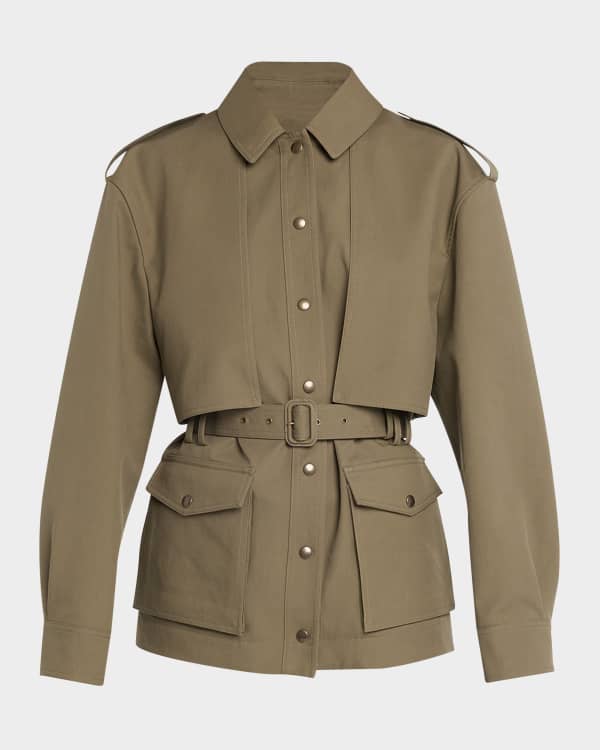 Saint Laurent Vichy Check Oversized Blazer Jacket | Neiman