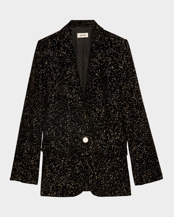 Zadig and voltaire sequin jacket best sale