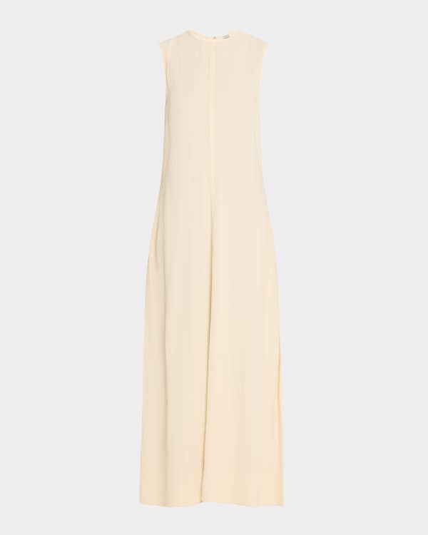 【送料&関税込】TotAme T-strap Crepe-back Satin Dress T-strap crepe-back satin dress lead – TOTEME
