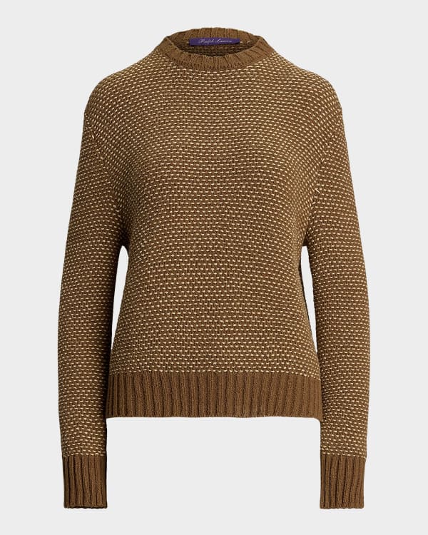 Etro Metallic Jacquard Wool Sweater | Neiman Marcus