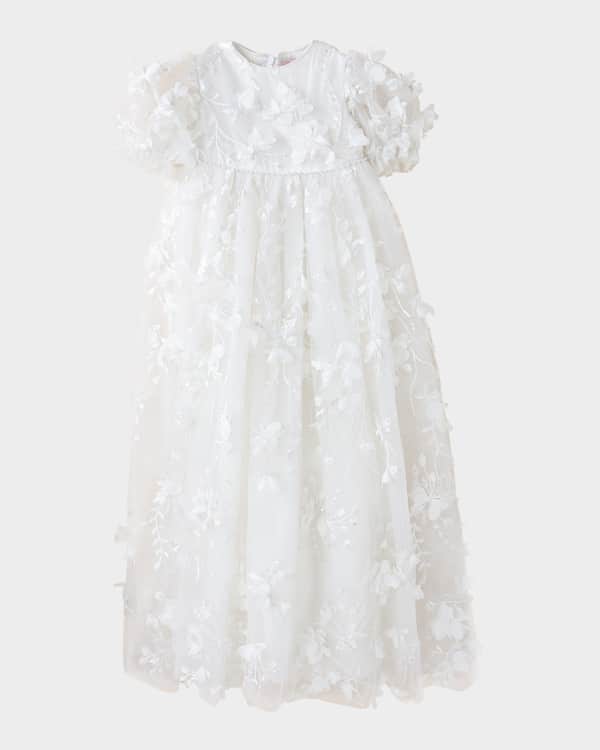 LuLu BeBe Girls Pink Roses Floral Smocked Bishop Dress main image 1