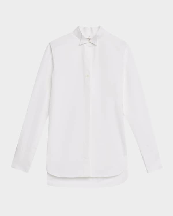 近年✨ Frank&Eileen EILEEN COTTONPOPLIN Frank & Eileen Classic White Cotton Poplin Short Sleeve V