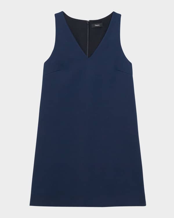 Eileen fisher velvet bateau neck dress clearance