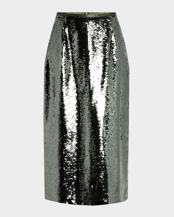 Ramos sequin pencil skirt outlet