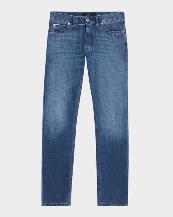 Prada Men's Relaxed-Leg Denim Jeans | Neiman Marcus