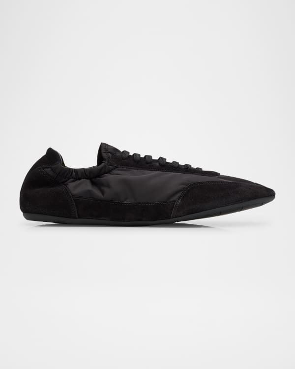 Men's Lane Deerskin Low-Top Sneakers