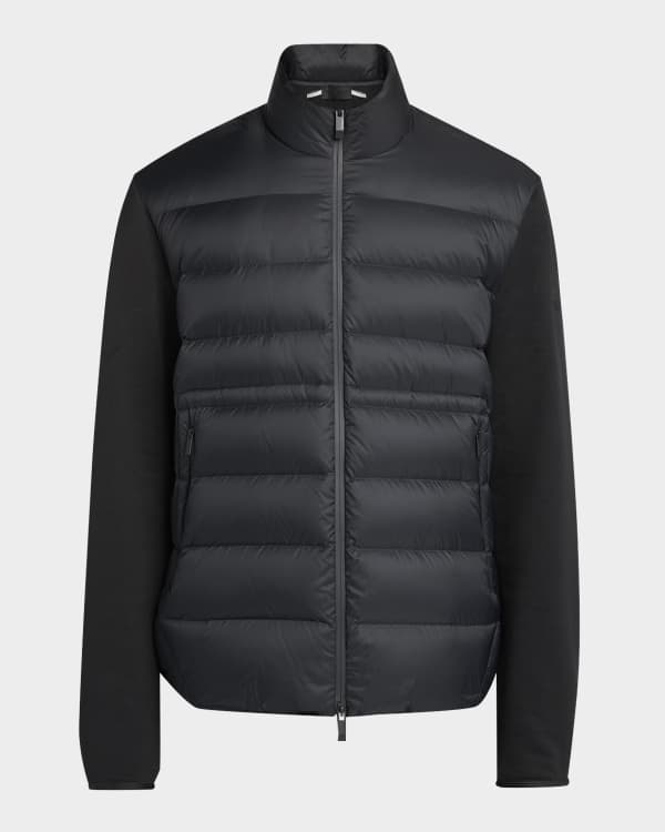 Moncler Men's Hadar Hooded Down Jacket | Neiman Marcus