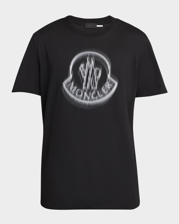 【送料&関税込】Givenchy Logo Detailed Crewneck T-shirt Givenchy Men's Lightning Logo Boxy T-Shirt | Neiman Marcus