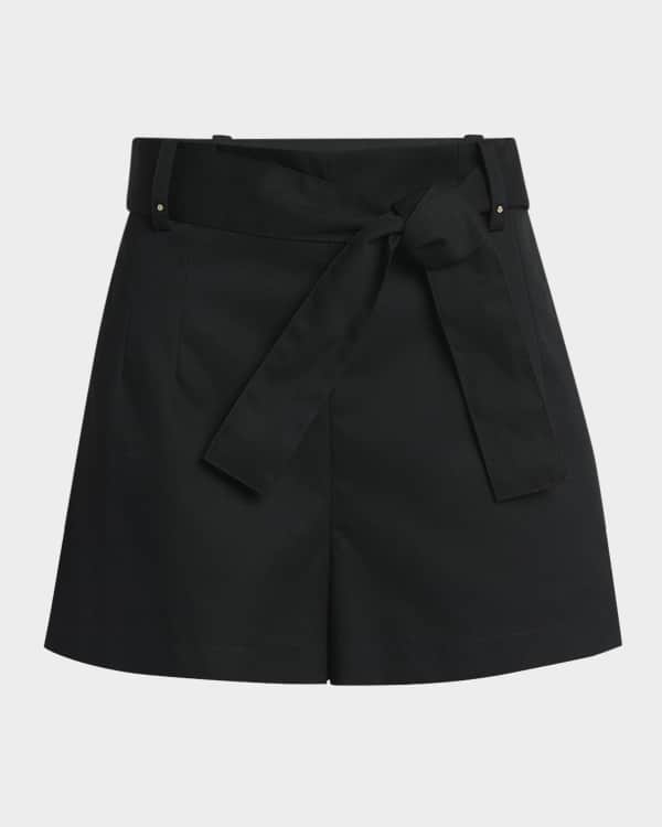 Valentino Garavani Metallic V Logo Jacquard Shorts | Neiman Valentino Garavani Metallic V Logo Jacquard Shorts | Neiman