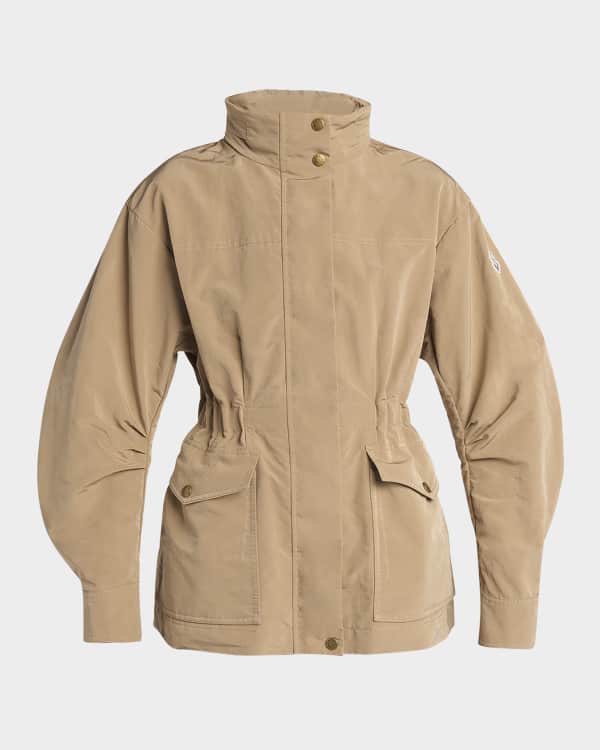 Moncler Ocre Short Parka | Neiman Marcus Moncler Ocre Short Parka | Neiman Marcus