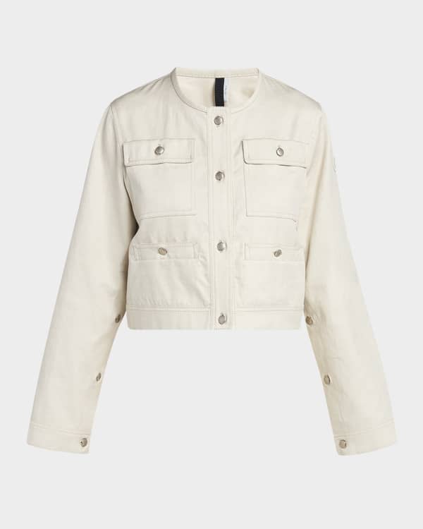 Chloe Scalloped Velvet Crop Jacket | Neiman Marcus Chloe Scalloped Velvet Crop Jacket | Neiman Marcus