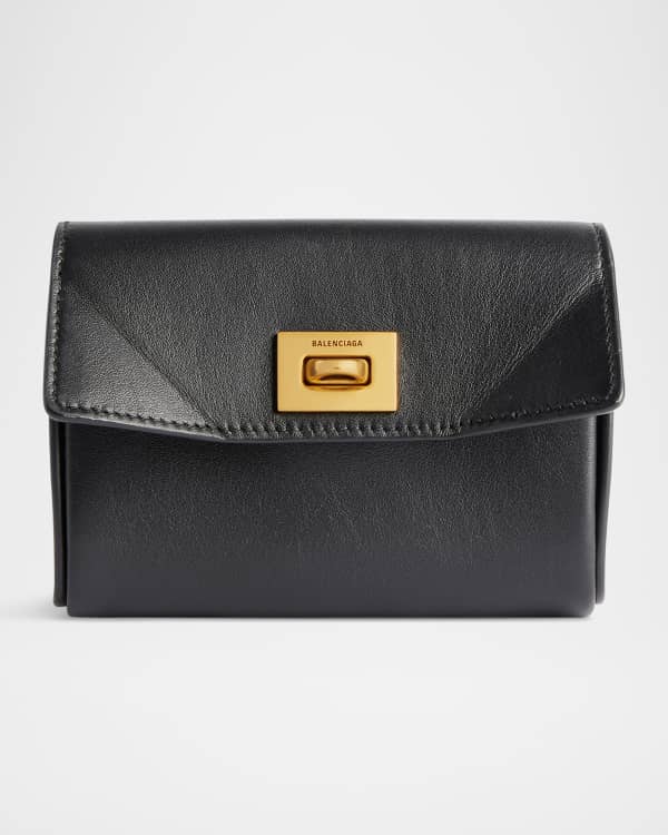 THE ROW Sofia Continental Wallet in Lux Grained Calfskin