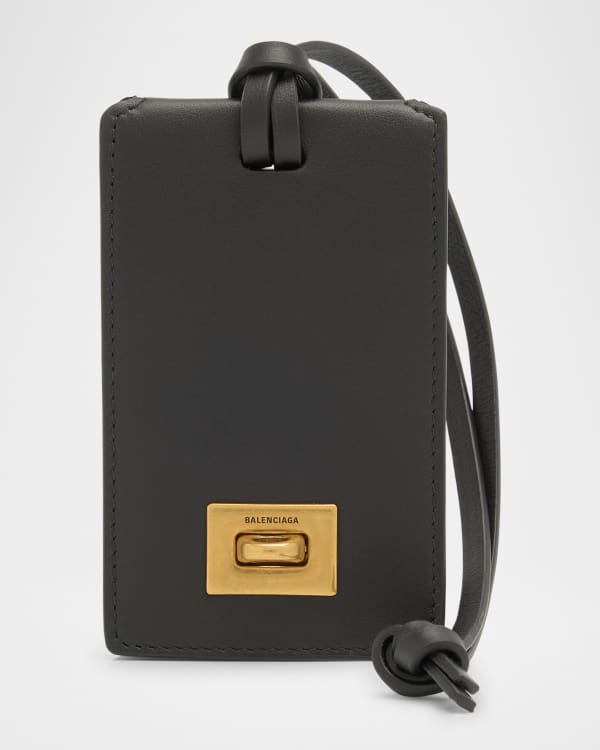 Balenciaga Le City Leather Heart Box Bag Charm | Neiman Marcus