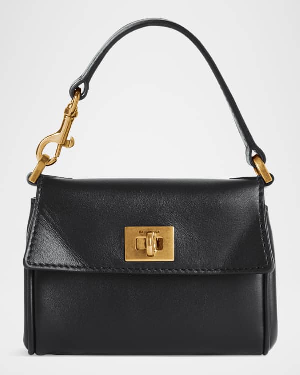 Balenciaga Hourglass XS Handbag Velvet Jersey | Neiman Marcus