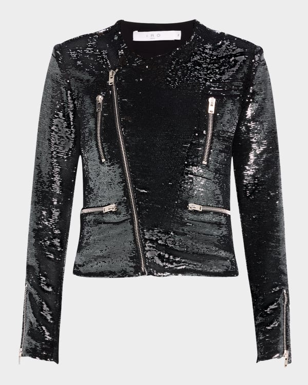 Iro ashville leather moto jacket store
