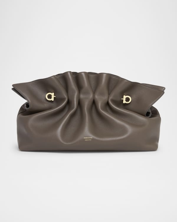 【関税込み】FERRAGAMO FIAMMA MEDIUM SHOULDER BAG Ferragamo Men's Fiamma Leather Shoulder Bag - Bergdorf Goodman