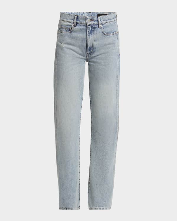 Isabel Marant Nadege High-Rise Straight-Leg Denim Jeans