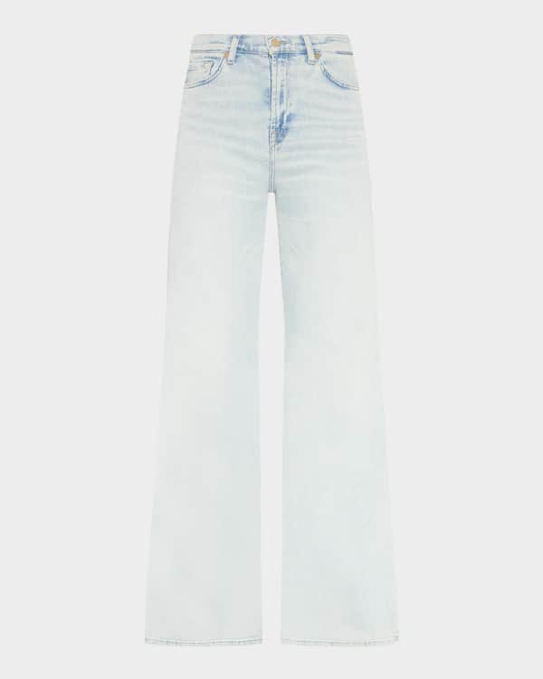 7 for all mankind Willow Palazzo Wide-Leg Jeans | Neiman Marcus