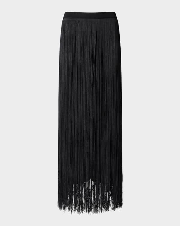 Altuzarra Milton Lace-Up Sides Knit Maxi Skirt | Neiman Marcus