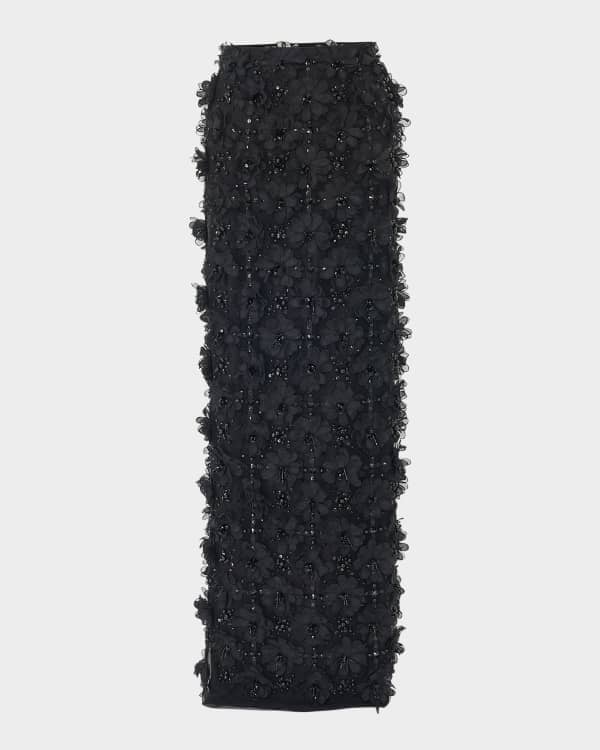 Brunello Cucinelli Satin Cady Long Mermaid Skirt | Neiman Marcus