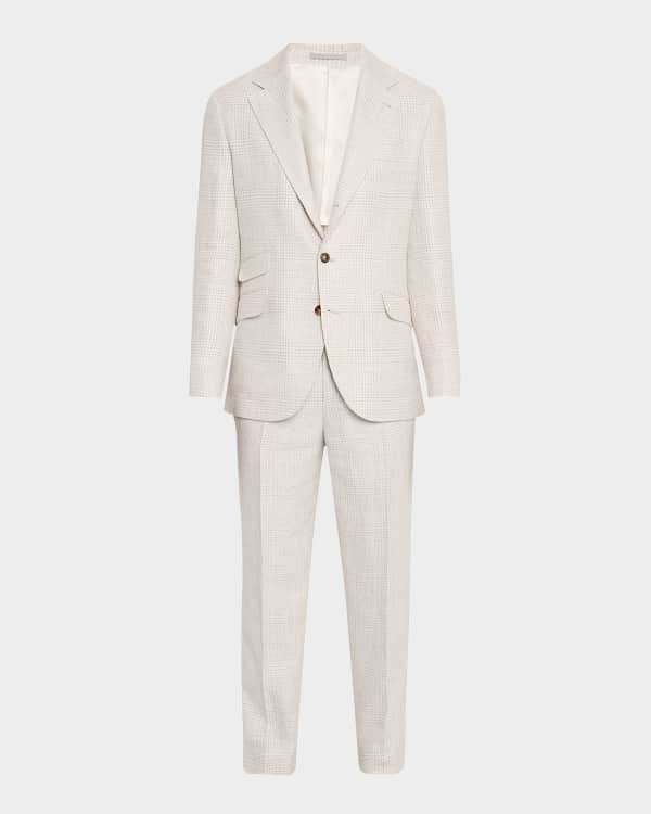 Brunello Cucinelli Men's Hollywood Glamour Double-Breasted Brunello Cucinelli Men's Hollywood Glamour Double-Breasted