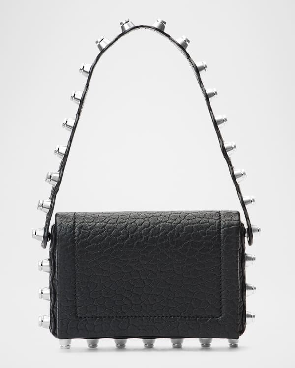 Alexander Wang Roz Flap Studded Leather Shoulder Bag | Neiman Marcus