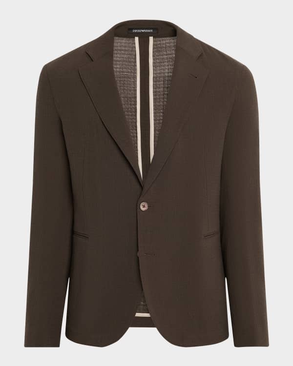【EMPORIO ARMANI】NO COLLAR JACKET 281T 0400022704702_CHESTNUT?wid=830