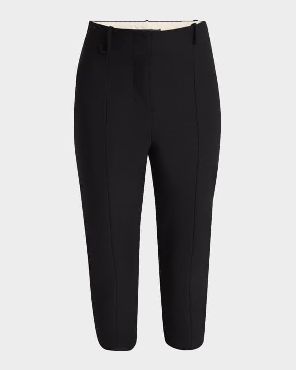 Valentino Garavani Logo-Print Jersey Leggings | Neiman Marcus