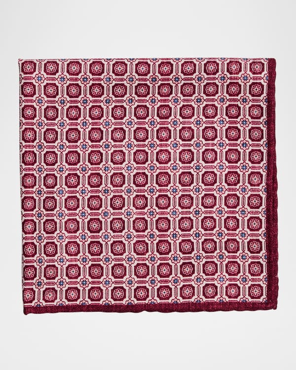 Brunello Cucinelli Men's Silk Pocket PANAMA