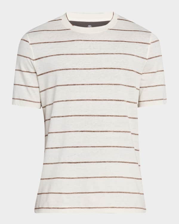 【送料&関税込】Brunello Cucinelli Stretch Silk T-shirt Brunello Cucinelli Stretch Silk Satin T-Shirt with Monili