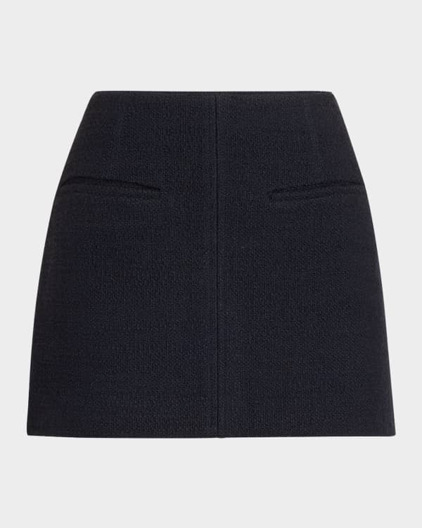 SIMKHAI Larissa Embellished Wool Mini Skirt | Neiman Marcus SIMKHAI Larissa Embellished Wool Mini Skirt | Neiman Marcus