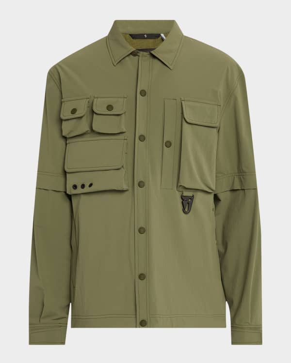 Moncler Grenoble Men's Gelt Padded Corduroy Overshirt