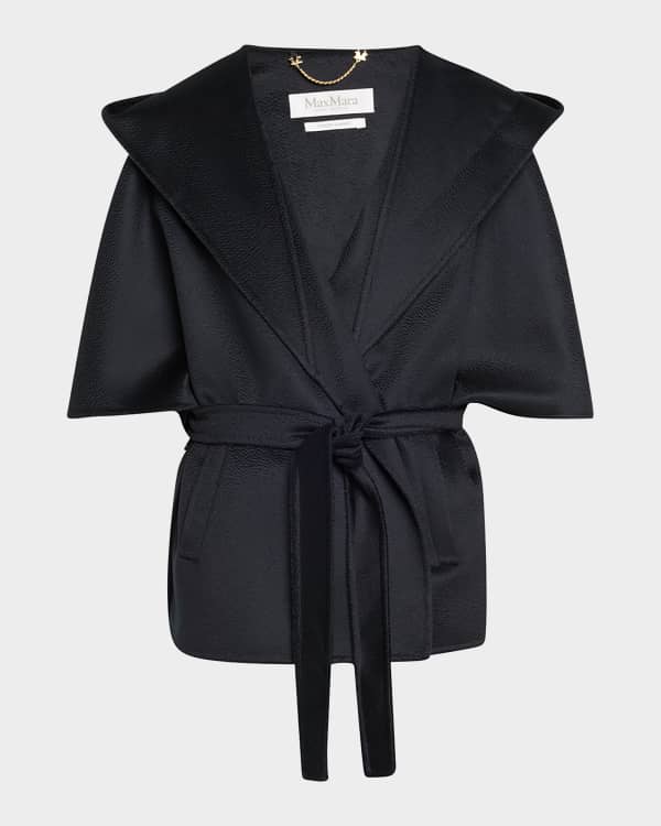 Max Mara VESUVIO ケープ Max Mara Vesuvio Pleated Shrug | Neiman Marcus